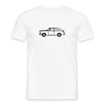 Auto - Männer T-Shirt - Weiß - Vorne - AI Model Male 178 dark (178cm)