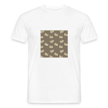 Motifs à livre ouvert - Rentrée scolaire 2022 - T-shirt homme - blanc - Devant - AI Model Male 178 dark (178cm)
