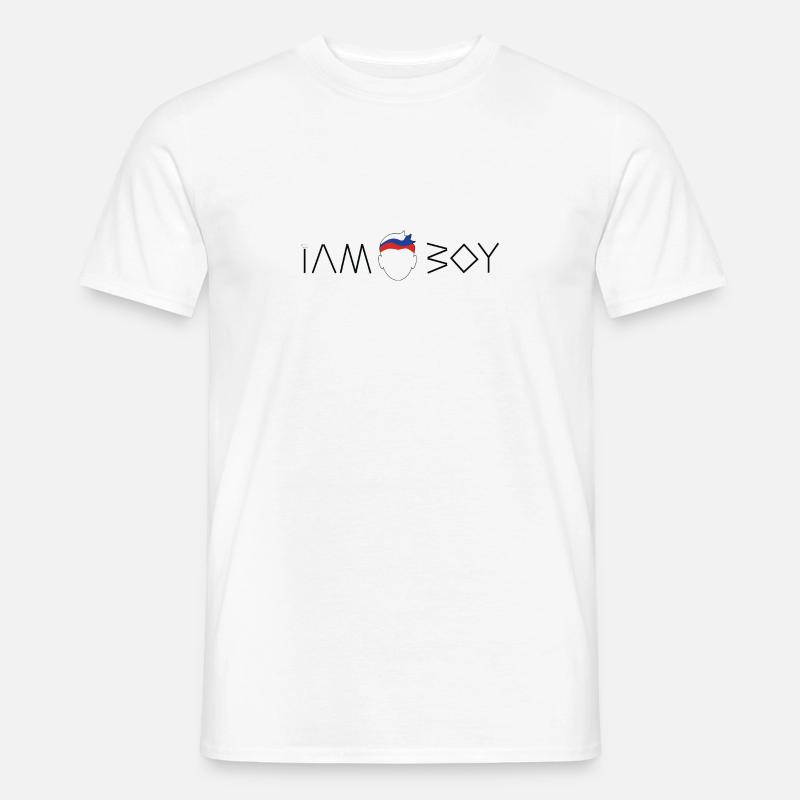 Ich bin ein russischer Junge - Männer T-Shirt - Weiß