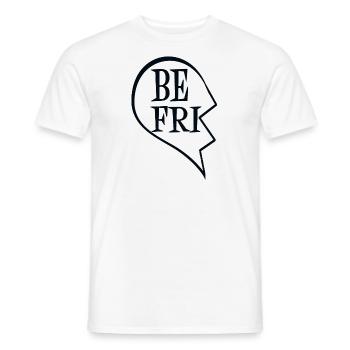 Amitié - T-shirt homme - blanc - Devant - AI Model Male 178 dark (178cm)