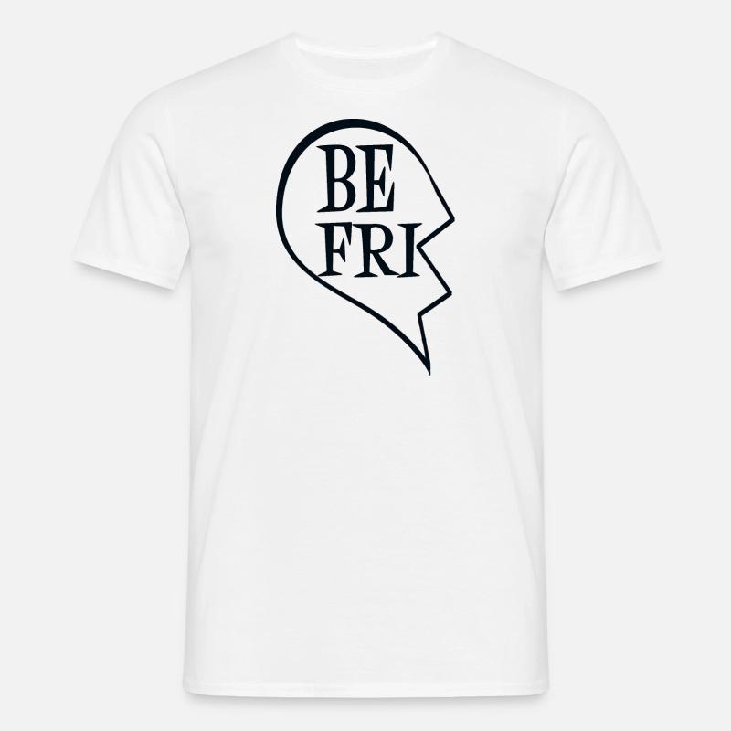 Freundschaft - Männer T-Shirt - Weiß