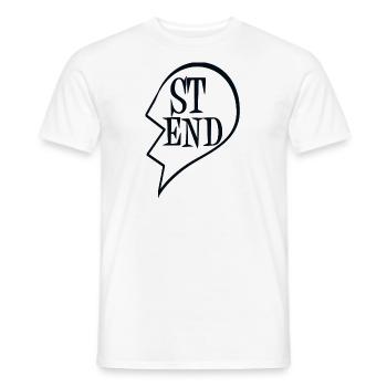 Freundschaft - Männer T-Shirt - Weiß - Vorne - AI Model Male 178 dark (178cm)