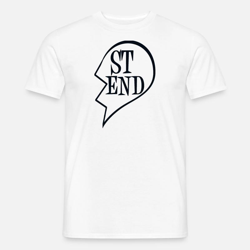 Freundschaft - Männer T-Shirt - Weiß