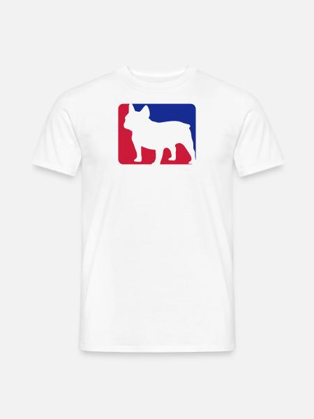 french bulldog - Männer T-Shirt - Weiß