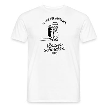 Ich Bin Nur Wegen Dem Kaiserschmarrn Hier Faultier - Männer T-Shirt - Weiß - Vorne - AI Model Male 178 dark (178cm)