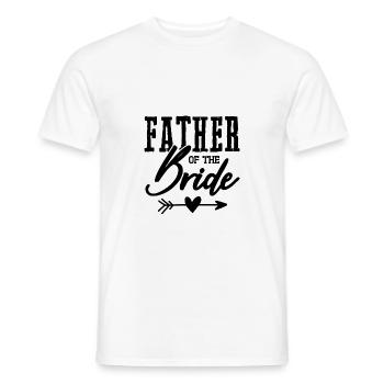 vater der braut - Männer T-Shirt - Weiß - Vorne - AI Model Male 178 dark (178cm)