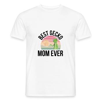 Gecko - Men's T-Shirt - white - Front - AI Model Male 178 dark (178cm)