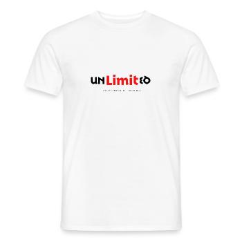 unlimited grenzenlos stark erfolg 2 - Männer T-Shirt - Weiß - Vorne - AI Model Male 178 dark (178cm)
