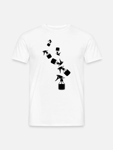 Icône Coiffeur - T-shirt homme - blanc