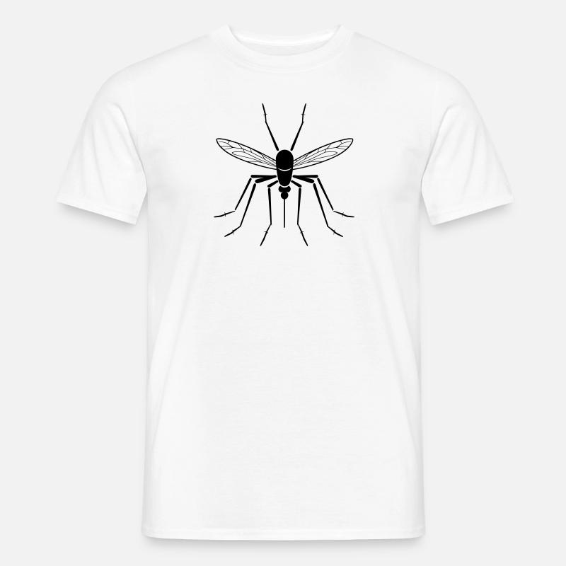 Mücke - Männer T-Shirt - Weiß