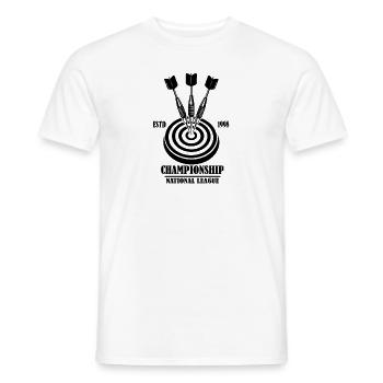Darts Championship - Männer T-Shirt - Weiß - Vorne - AI Model Male 178 dark (178cm)