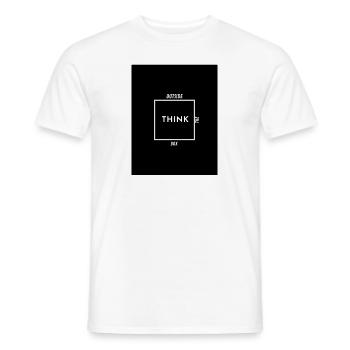 Sortez des sentiers battus - T-shirt homme - blanc - Devant - AI Model Male 178 dark (178cm)