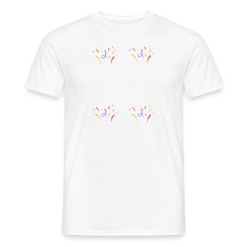 Design mit Spaß von R.St - Männer T-Shirt - Weiß - Vorne - AI Model Male 178 dark (178cm)
