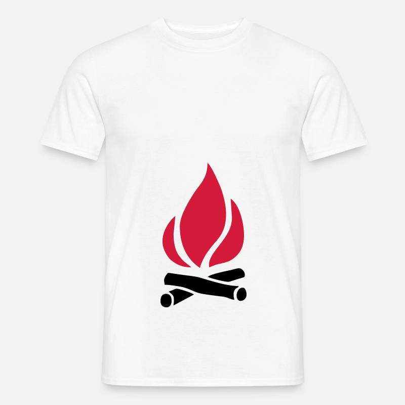Lagerfeuer - Männer T-Shirt - undefined