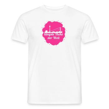 Düsseldorf,skyline,längste Theke der Welt - Männer T-Shirt - Weiß - Vorne - AI Model Male 178 dark (178cm)