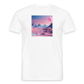 Celestial Dream - Men's T-Shirt - white - Front - AI Model Male 178 dark (178cm)