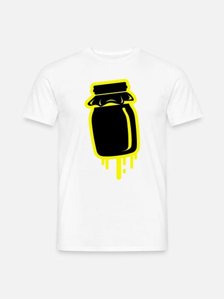 Honey symbol beekeeper - Men's T-Shirt - white