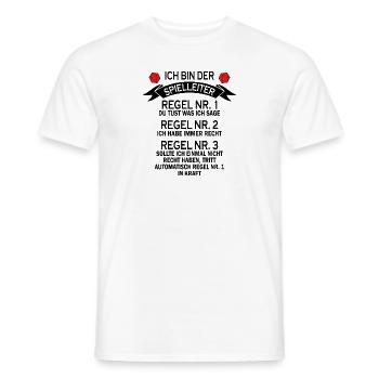 Jeu Master RPG Nerd Geek Gift - T-shirt homme - blanc - Devant - AI Model Male 178 dark (178cm)