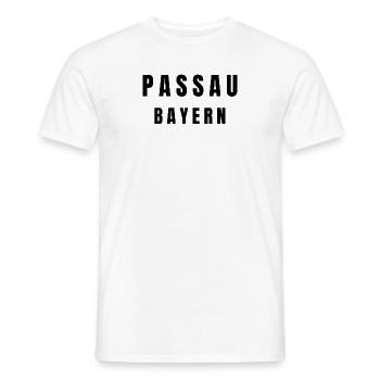 Passau Bavaria - Men's T-Shirt - white - Front - AI Model Male 178 dark (178cm)