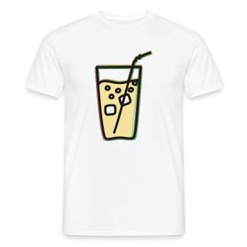 Erfrischende Limonade/Saft/Juice - RGB - Männer T-Shirt - Weiß - Vorne - AI Model Male 178 dark (178cm)