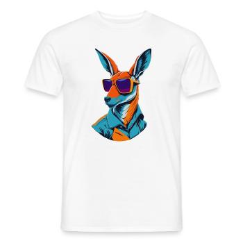 Strahlendes Roo-Revival - Männer T-Shirt - Weiß - Vorne - AI Model Male 178 dark (178cm)