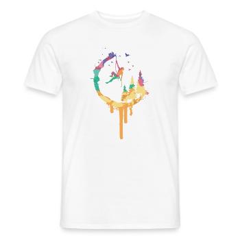 Farbenkreis der Bergsteiger - Männer T-Shirt - Weiß - Vorne - AI Model Male 178 dark (178cm)