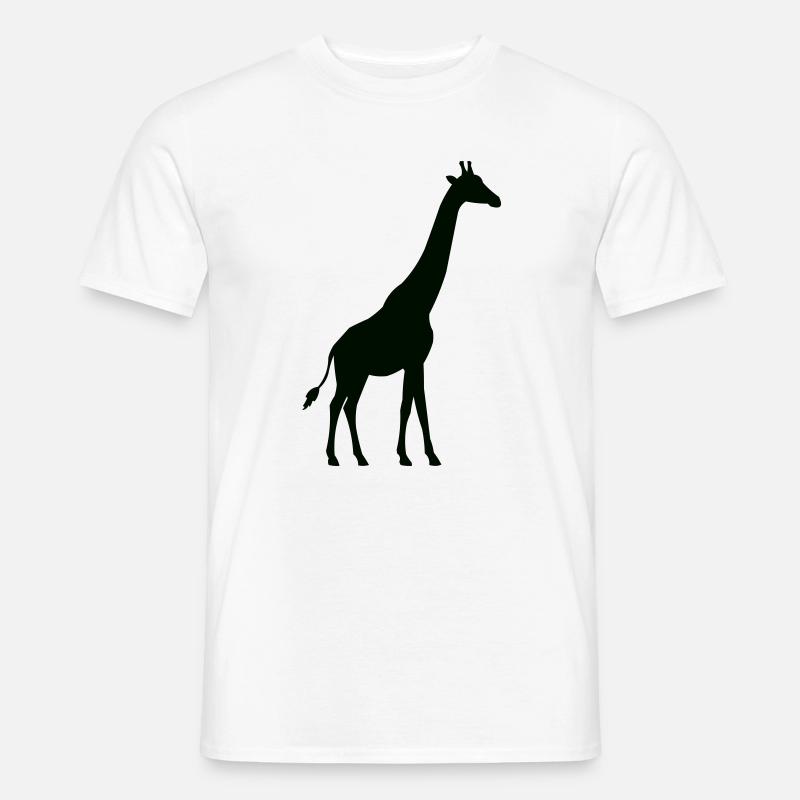 giraffe - Männer T-Shirt - Weiß