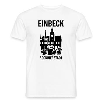 Einbeck Bockbier Stadt - Männer T-Shirt - Weiß - Vorne - AI Model Male 178 dark (178cm)