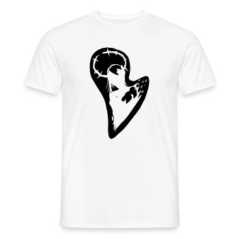 Barbed Halo Silhouette - Männer T-Shirt - Weiß - Vorne - AI Model Male 178 dark (178cm)