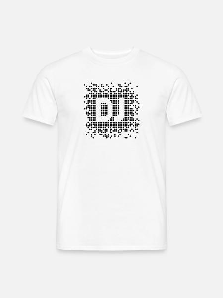DJ Pixel - T-shirt homme - blanc