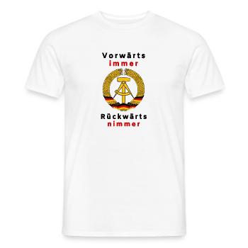 Vorwärts immer - rückwärts nimmer - Männer T-Shirt - Weiß - Vorne - AI Model Male 178 dark (178cm)