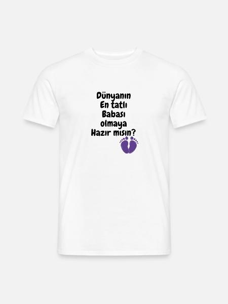 Baba Oluyorsun - Männer T-Shirt - Weiß