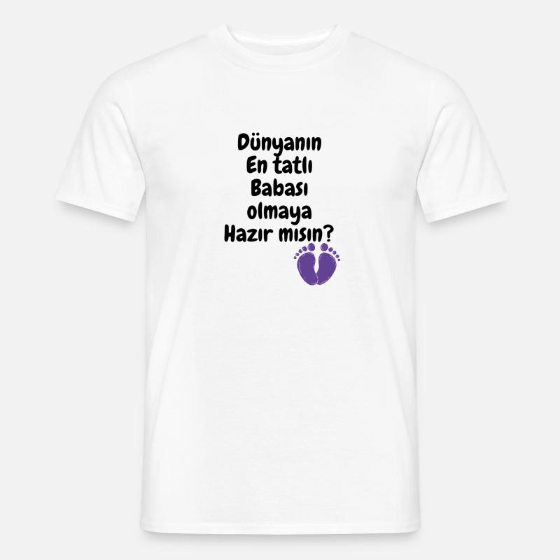 Baba Oluyorsun - Männer T-Shirt - Weiß