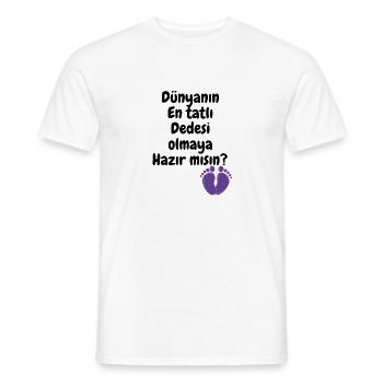 Dede Oluyorsun - Männer T-Shirt - Weiß - Vorne - AI Model Male 178 dark (178cm)