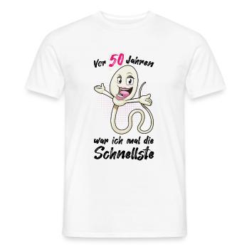 50 Geburtstag Frauen 1971 Jahrgang 50. Jubiläum - Männer T-Shirt - Weiß - Vorne - AI Model Male 178 dark (178cm)