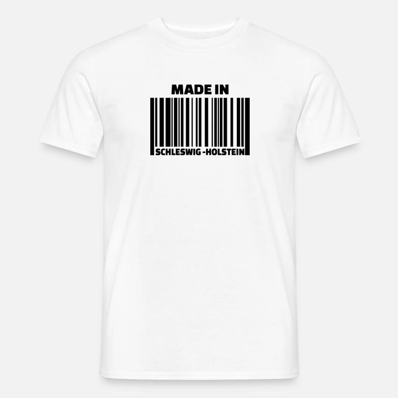 Schleswig Holstein - Männer T-Shirt - Weiß