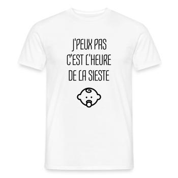 Nursery Nurse Kinderpflegerin Puéricultrice Baby - Men's T-Shirt - white - Front - AI Model Male 178 dark (178cm)