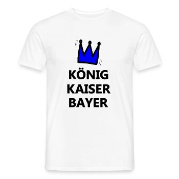 Die Herrscher aus Bayern - Männer T-Shirt - Weiß - Vorne - AI Model Male 178 dark (178cm)