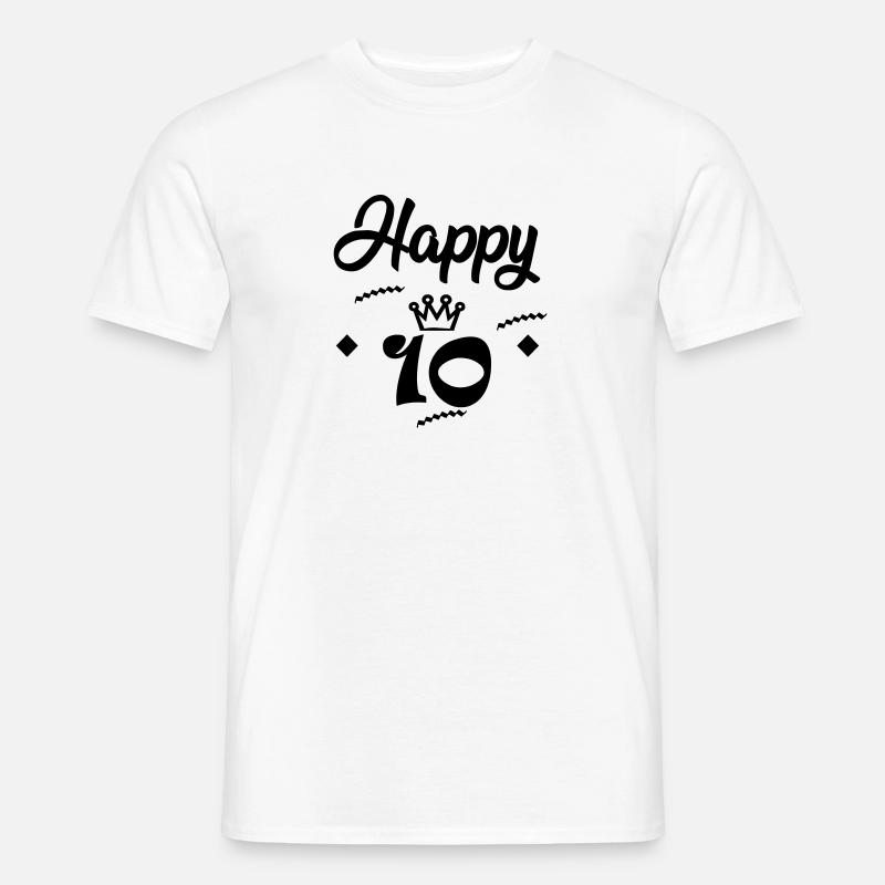 Birthday - Männer T-Shirt - Weiß