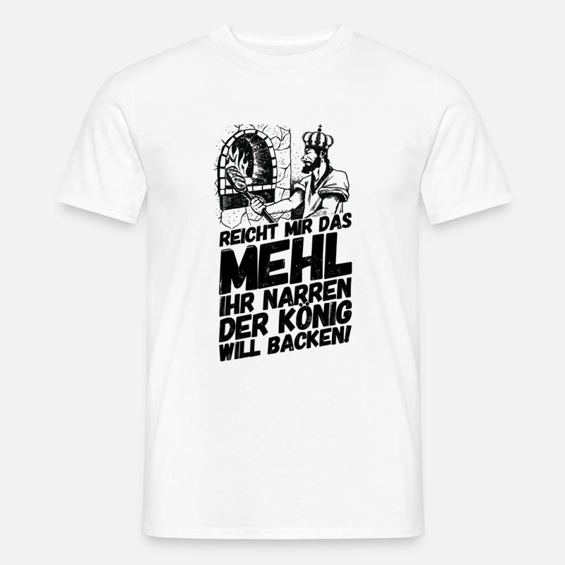 Bäcker Bäckerei Backwaren Backen - Männer T-Shirt - Weiß