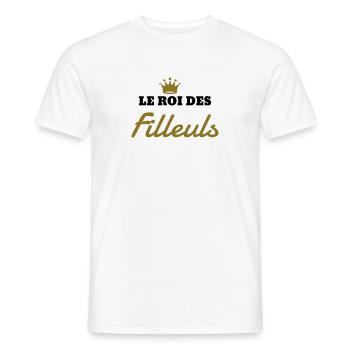 Patin / Pate / Patentochter / Patensohn - Männer T-Shirt - Weiß - Vorne - AI Model Male 178 dark (178cm)