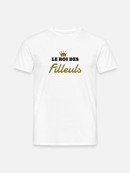 Filleul / Filleule / Parrain / Marraine / Bébé - Men's T-Shirt - white