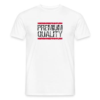 Cool Premium-Quality Logo-Design - T-shirt homme - blanc - Devant - AI Model Male 178 dark (178cm)