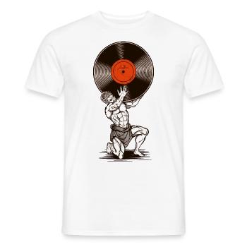 statue vinyle - T-shirt homme - blanc - Devant - AI Model Male 178 dark (178cm)