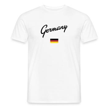 Allemagne - T-shirt homme - blanc - Devant - AI Model Male 178 dark (178cm)