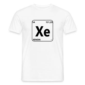 Xenon - Männer T-Shirt - Weiß - Vorne - AI Model Male 178 dark (178cm)