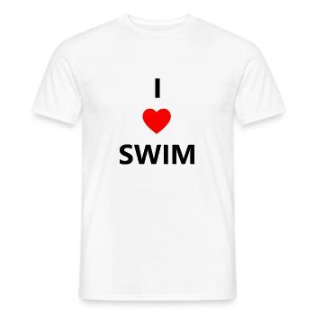 Triathlon Natation Bike Run Marathon - T-shirt homme - blanc - Devant - AI Model Male 178 dark (178cm)