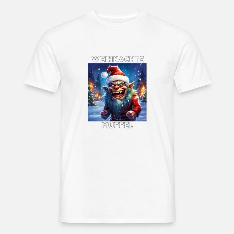 Weihnachtsmuffel - Männer T-Shirt - Weiß