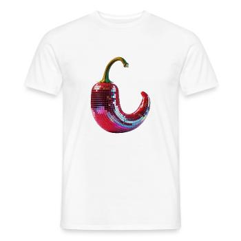 Paprika - Männer T-Shirt - Weiß - Vorne - AI Model Male 178 dark (178cm)