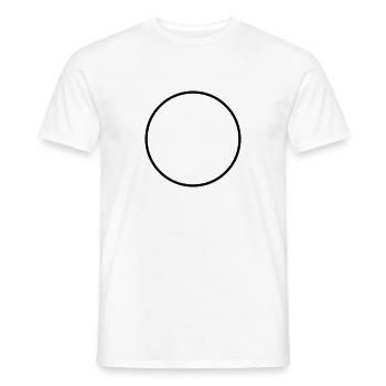 Mathematik Symbol - Kreis - Männer T-Shirt - Weiß - Vorne - AI Model Male 178 dark (178cm)